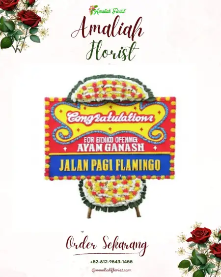 Sewa Papan Bunga Karanganom